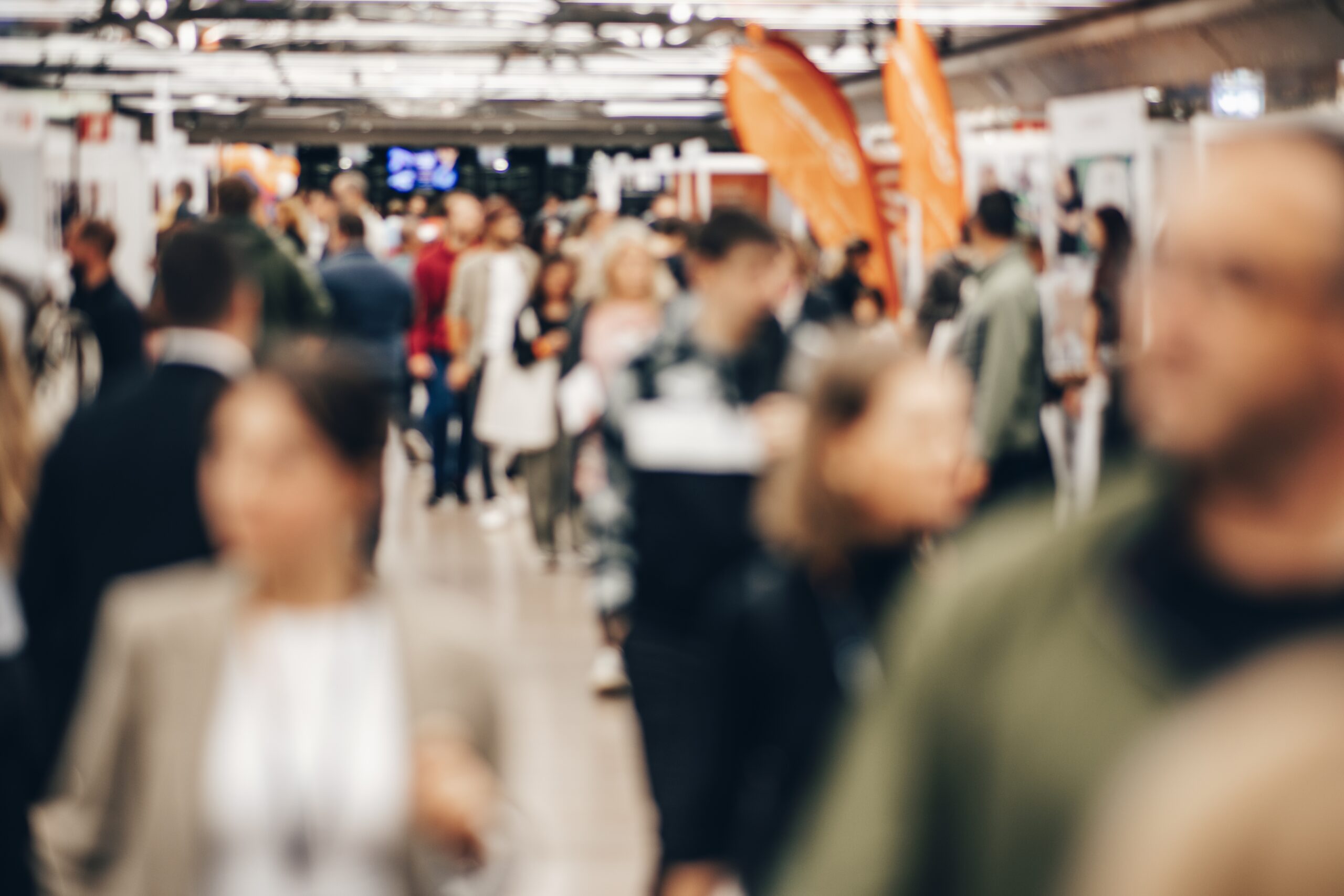 Abstract,Blurred,People,At,Exhibition,Hall,Of,Expo,Event,Trade